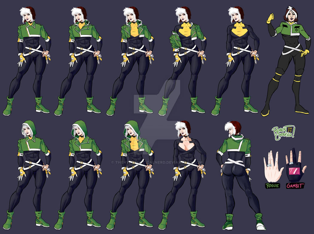 Rogue Redesign by TheHypotheticalNerd on DeviantArt