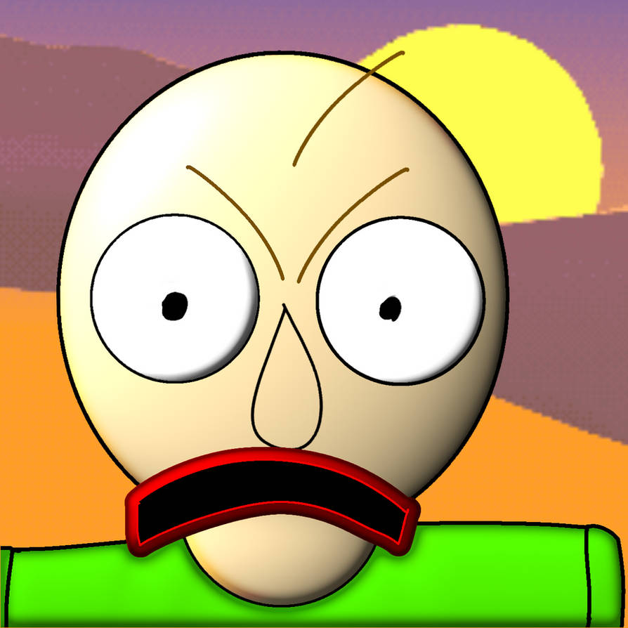 Baldi Is This Ragebait Angry Baldi by nerd3848 on DeviantArt