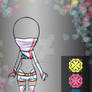 (closed) Set Price - Rainbow Daisy Outfit Adopt