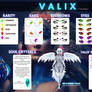 OPEN SPECIES: Valix Species Sheet (RE-WORKED)