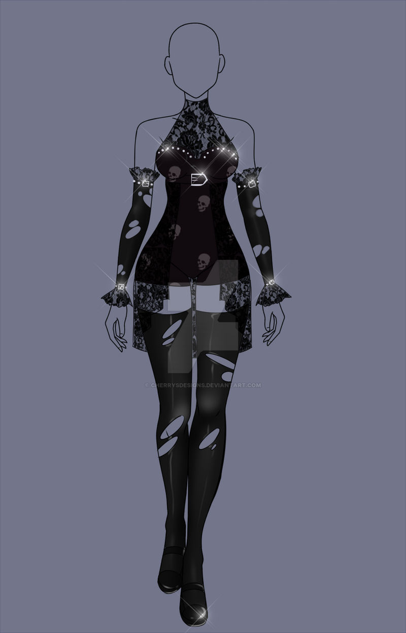 closed) RE-Auction Adopt - Goth Outfit 2 by CherrysDesigns on DeviantArt