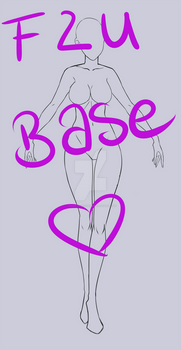 (re-uploaded base ) F2U Female Base