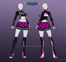 Concept art - Nebula Realms - District clothing (F