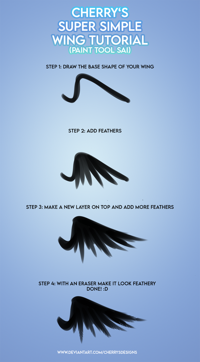 Cherry's super simple wing tutorial by CherrysDesigns on DeviantArt