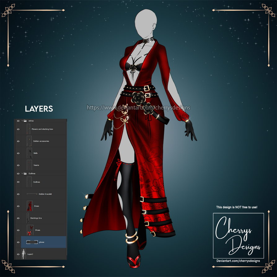 CUSTOMIZABLE OUTFIT ADOPT #68 by CherrysDesigns on DeviantArt