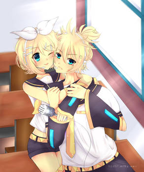 Kagamine Rin X Len - School Days
