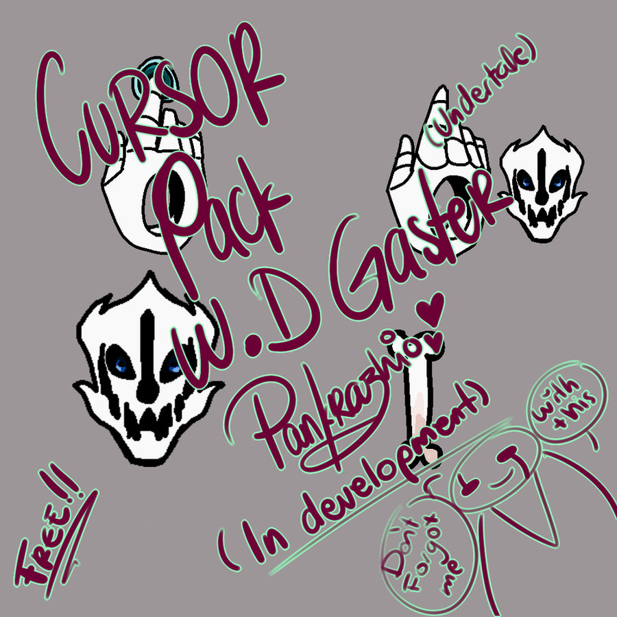 W.D Gaster Pack Cursor