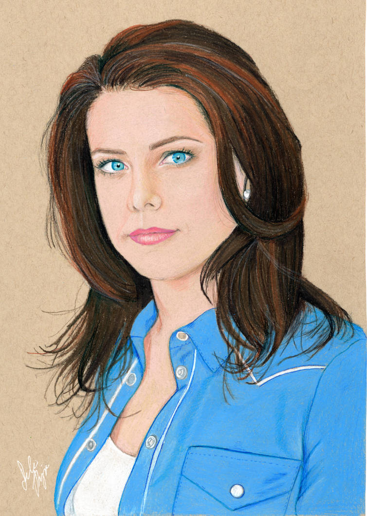 Lauren Graham (Colored Pencil) by julesrizz on DeviantArt
