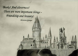 Hogwarts Castle (Graphite Drawing)