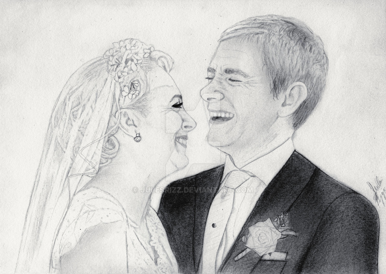 The Wedding (Sherlock Graphite drawing)