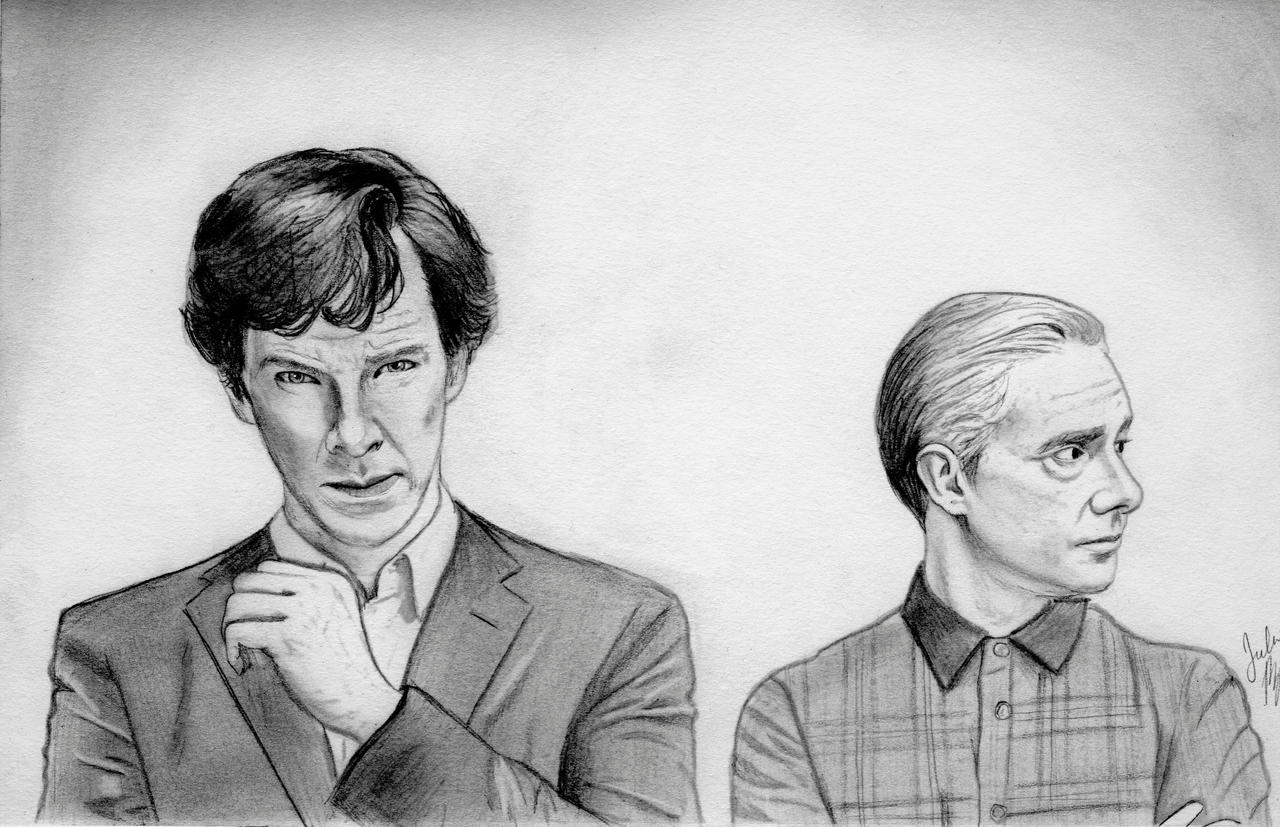 Доктор ватсон и карандашный огрызок. Доктор Ватсон рисунок карандашом. Холмс и Ватсон рисунок.