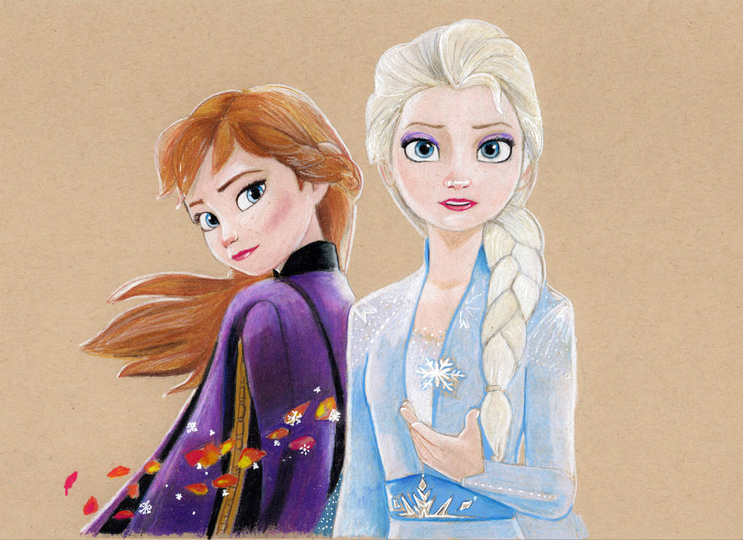 Frozen 2 (Colored Pencil Drawing) by julesrizz on DeviantArt