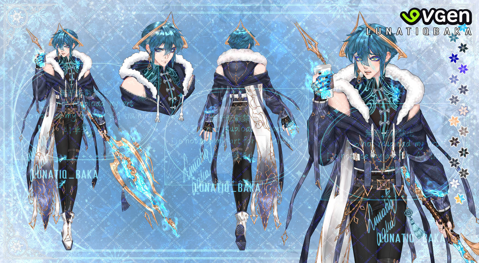 Character And Custom Example Comm. Custom Character Design #8 by LunatiqBaka on DeviantArt
