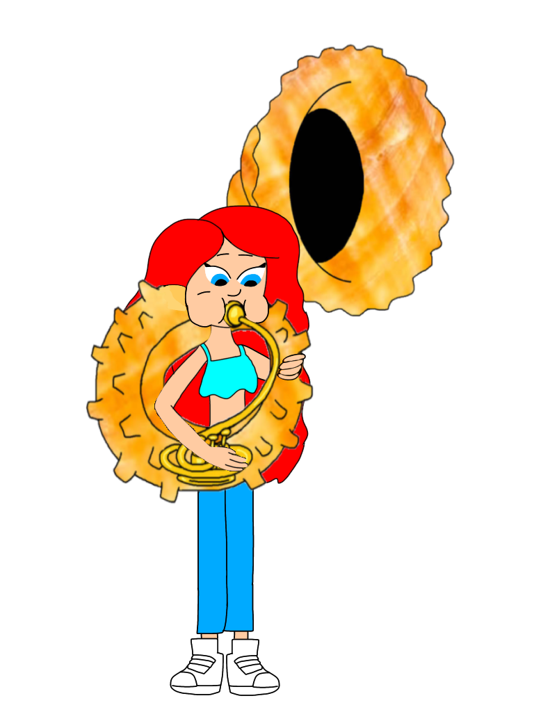 Chelsea Play A Seashell Sousaphone by ROTGANDTBG11011 on DeviantArt