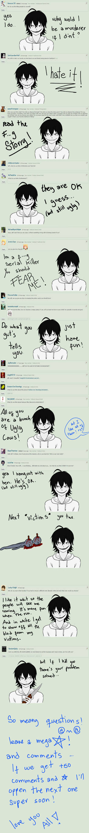 Ask Jeff the killer answered 4