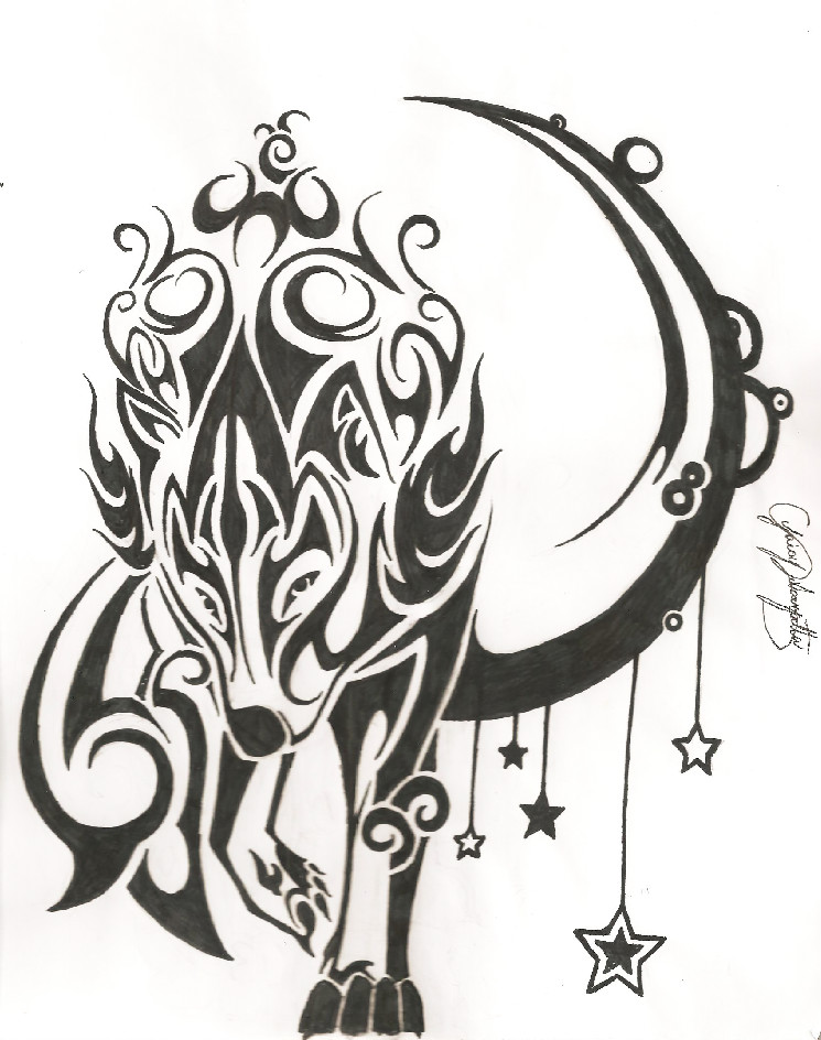 Wolf Tattoo by SweetnThimble on DeviantArt Wolf Tattoo by SweetnThimble on DeviantArt
