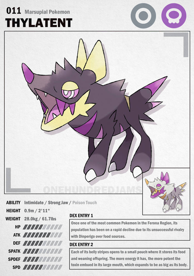 Threading Fakemon Fakemon: Thylatent by oneHundredJams on DeviantArt