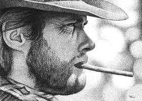 Clint in Art Pen