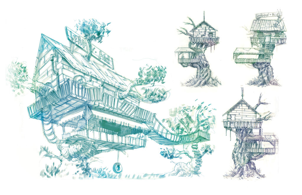 Treehouse by vincentsdeviantart on DeviantArt