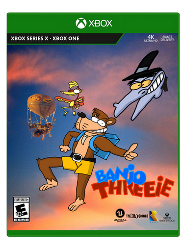 Banjo-Kazooie Xbox 360 cover by Shortshaker on DeviantArt