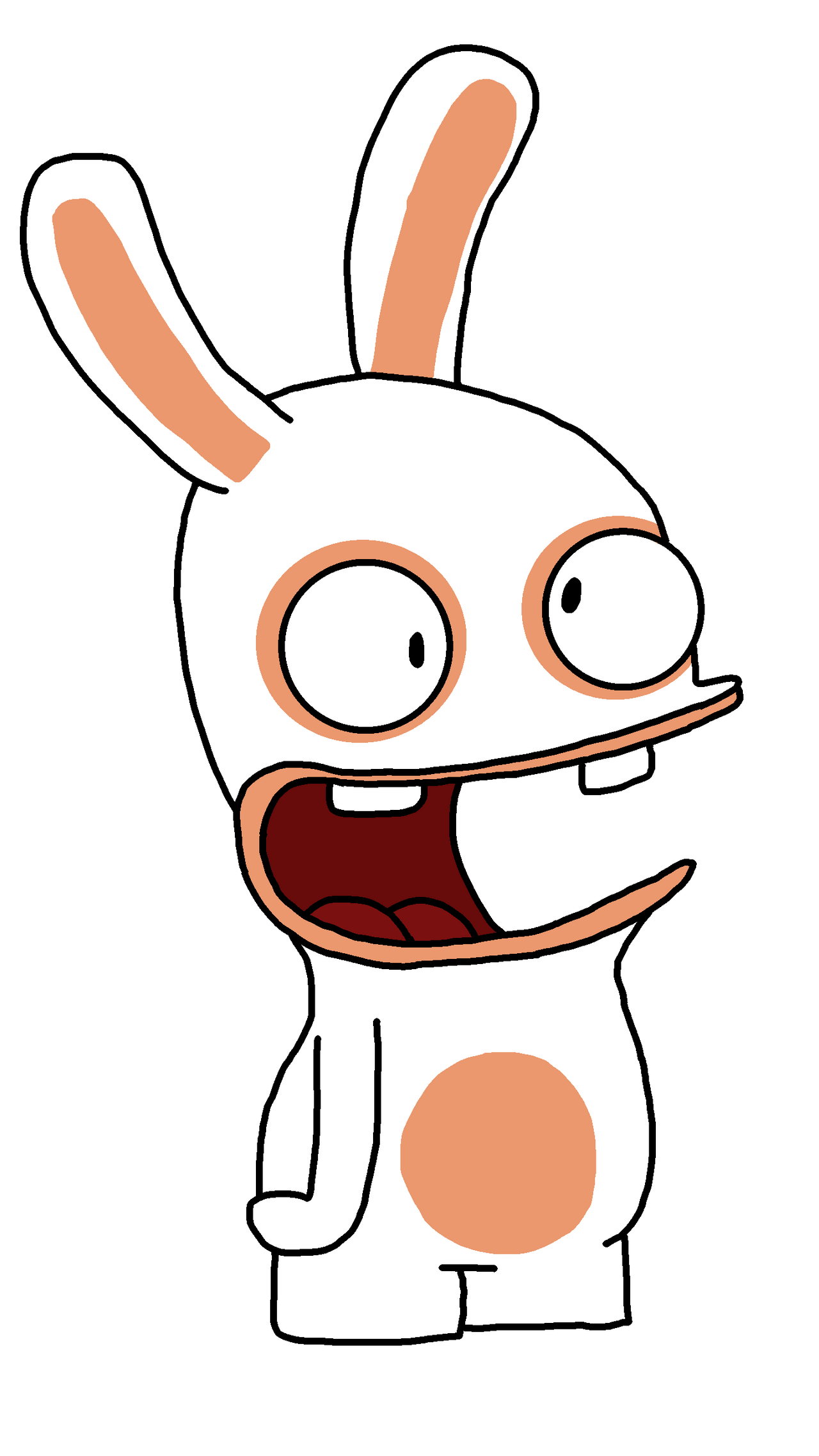 My Drawing Of Rabbid by CheddarDillonReturns on DeviantArt