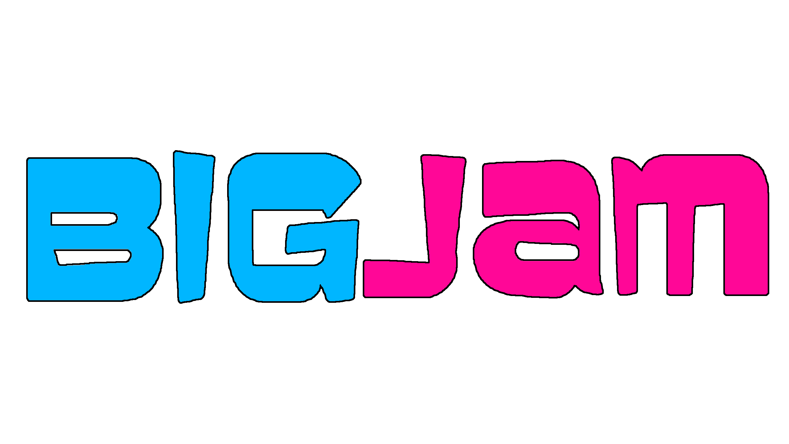 Big Jam Inc. Logo (1990Present Horizontal) by CheddarDillonReturns on