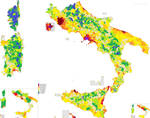 Population density in South Italy by R-R-Eco