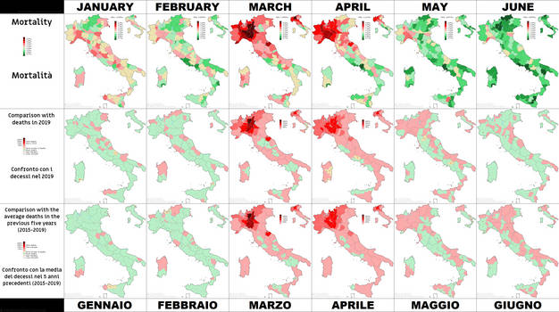Mortality in Italy during COVID pandemic - part 1