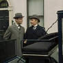 Holmes and Watson arm in arm