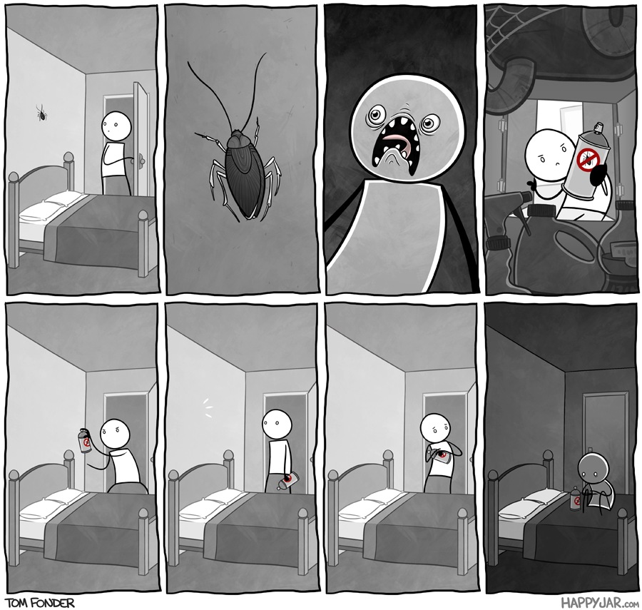 Happy Jar - Cockroach by tomfonder