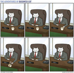 The Adventures of Business Cat - Coffee