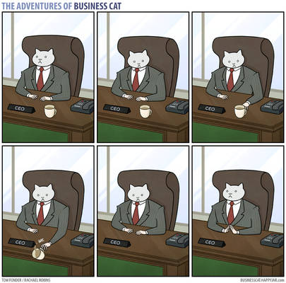 The Adventures of Business Cat - Coffee