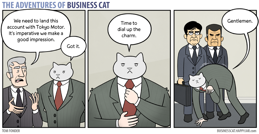 The Adventures of Business Cat - Charm