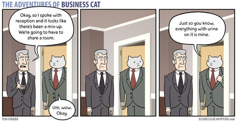 The Adventures of Business Cat - Mix-Up by tomfonder