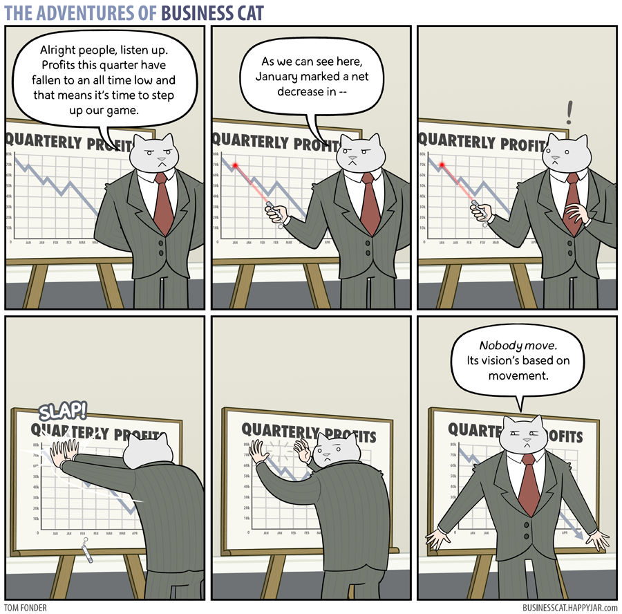 The Adventures Of Business Cat Boardroom By Tomfonder On