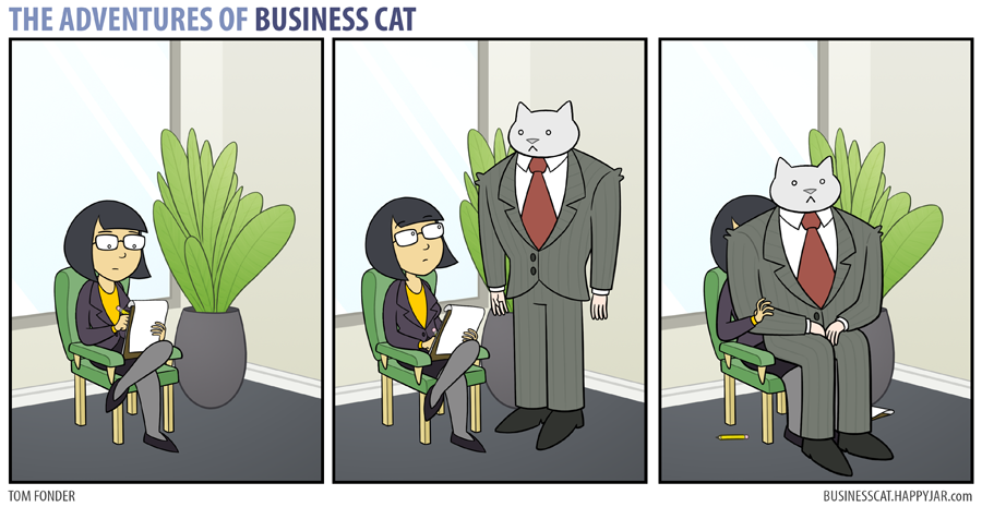 The Adventures of Business Cat - Lap