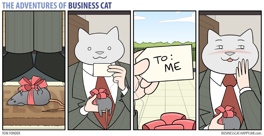 The Adventures of Business Cat - Gift