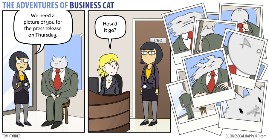 The Adventures of Business Cat - Photo