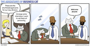 The Adventures of Business Cat - Inspection