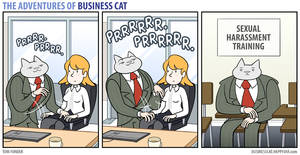 The Adventures of Business Cat - Kneading
