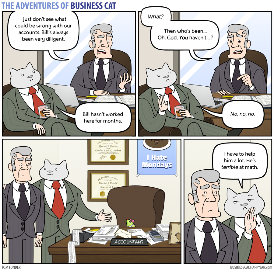 The Adventures of Business Cat - Accounts