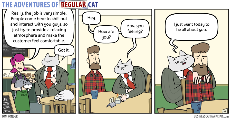 The Adventures of Regular Cat - Cat Cafe