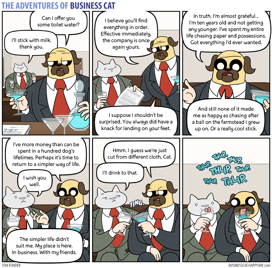 The Adventures of Business Cat - Peace Times by tomfonder