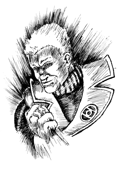 Daily Random Sketch: Guy Gardner