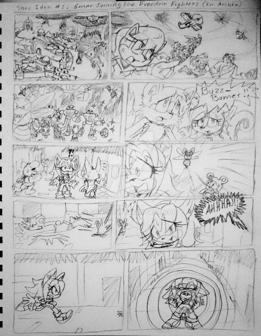 Story Idea 1: page 1 of possibly 5 pages