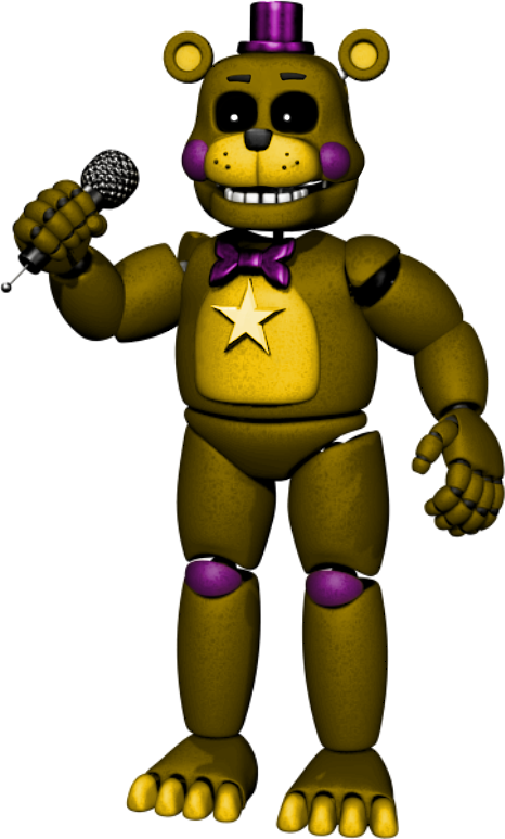 Fredbear Model (based off UCN) by JackFazbearGames on DeviantArt