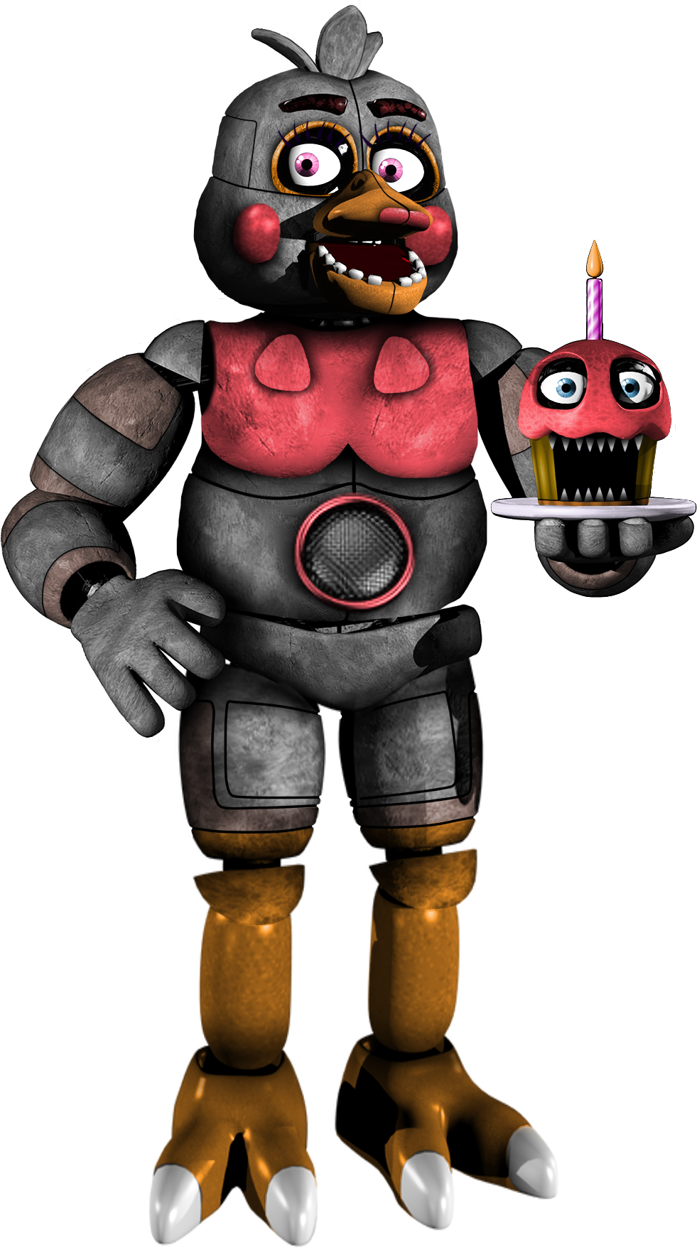 Funtime Chica V.1 Release by Thudner on DeviantArt