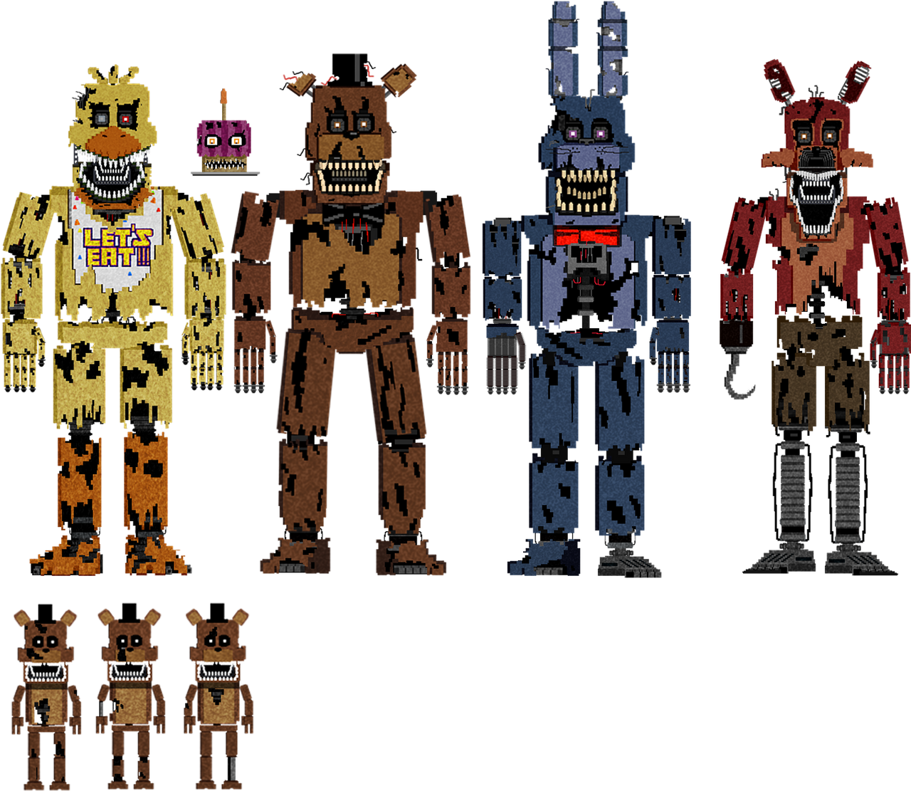 Puppet Animatronics FNAF by Alexander133Official on DeviantArt