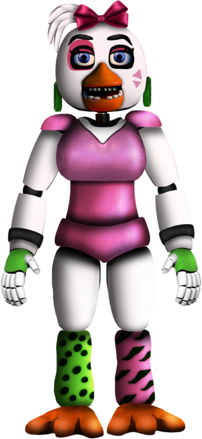 Glamrock Funtime Chica Full Body Resources by BlackRoseSWAGZ on