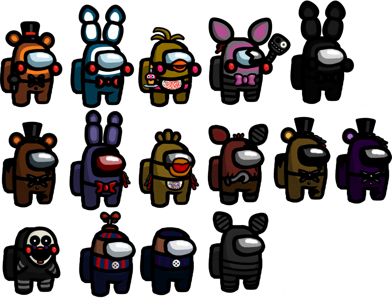 FNaF2 in Among Us by 133alexander on DeviantArt